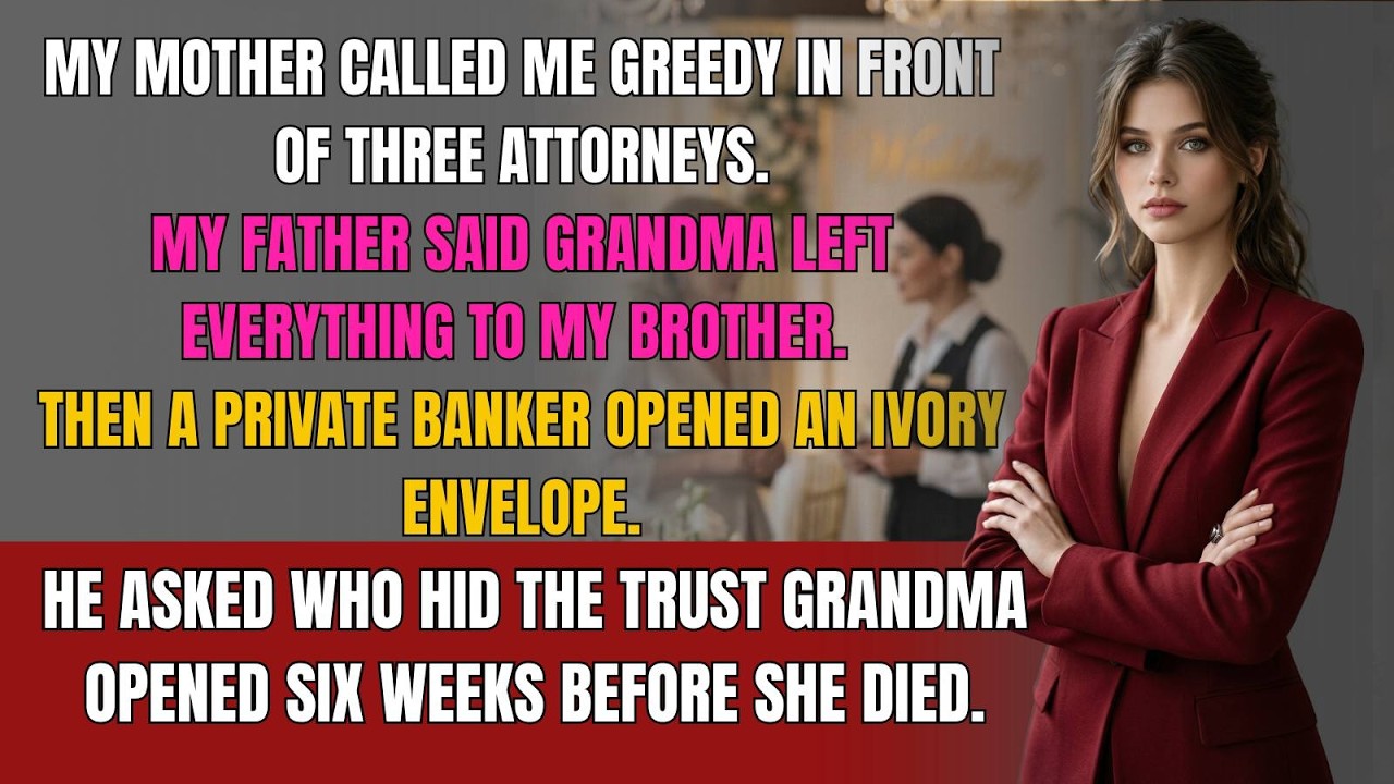 My Parents Stole My Inheritance But Grandma Left Me A Secret Trust