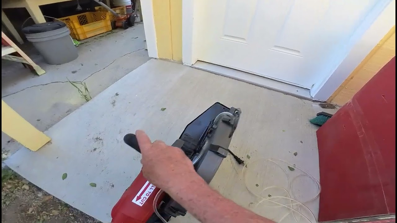 Bauer 14 Inch Concrete Saw Assembly