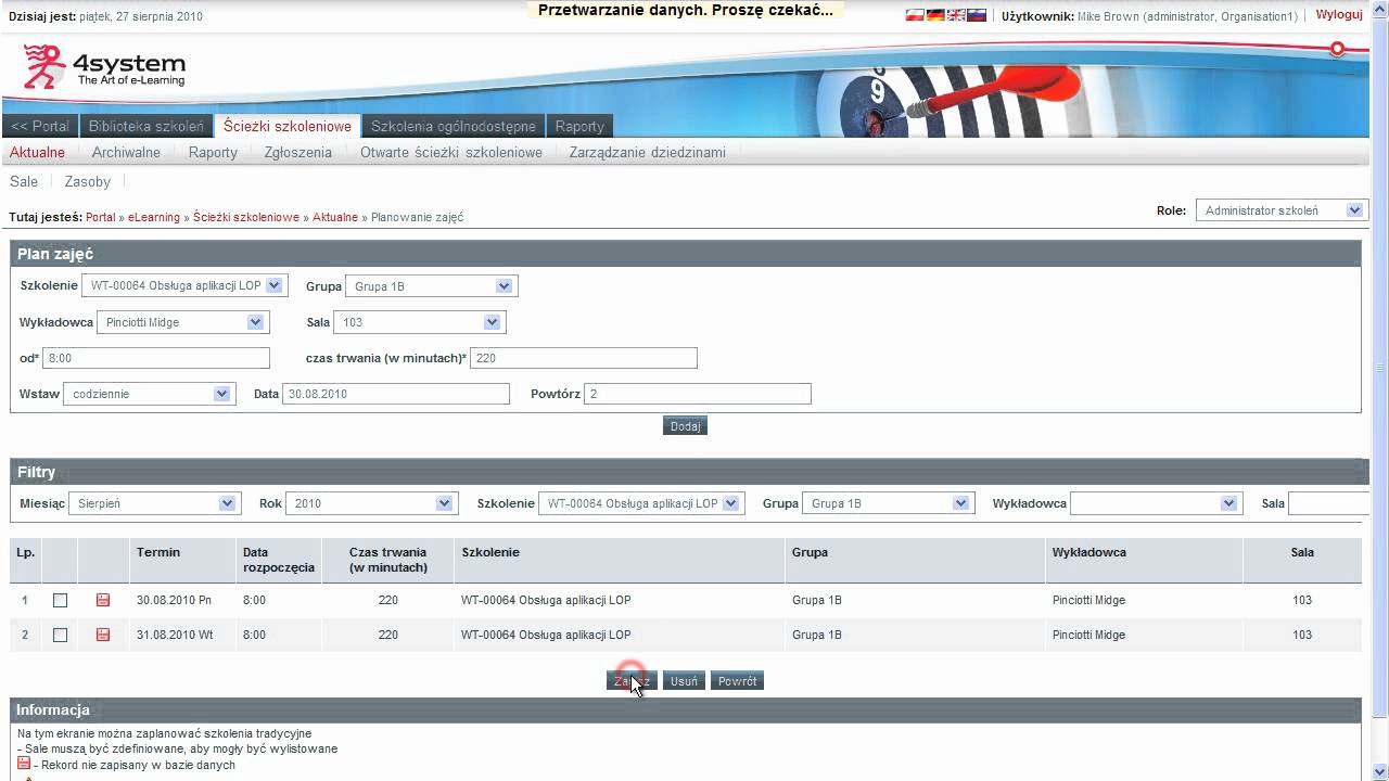 WBTServer - Jak zarządzać rezerwacją sal, ich wyposażeniem i pomocami dydaktycznymi?
