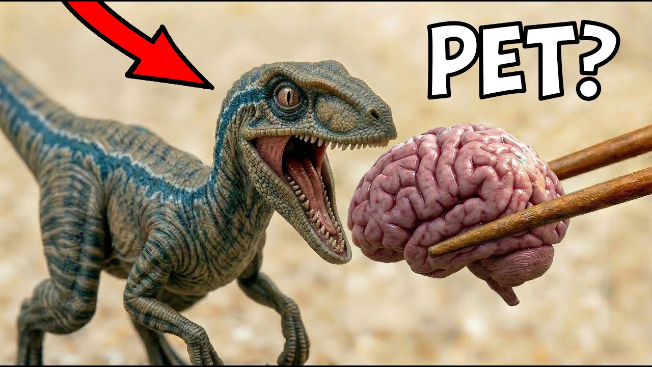 I got a pet Velociraptor