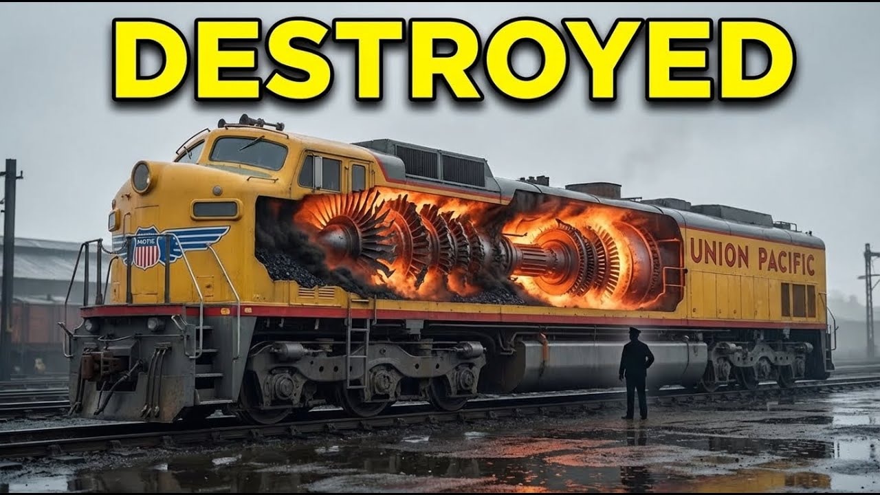 Union Pacific Fed Coal Dust Into A Turbine — It Sandblasted The Engine To Death