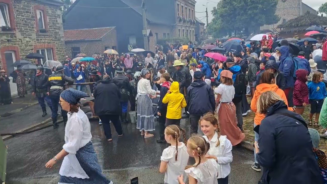 Vieux métiers Sart-lez-Spa 2023 - intervention pompiers