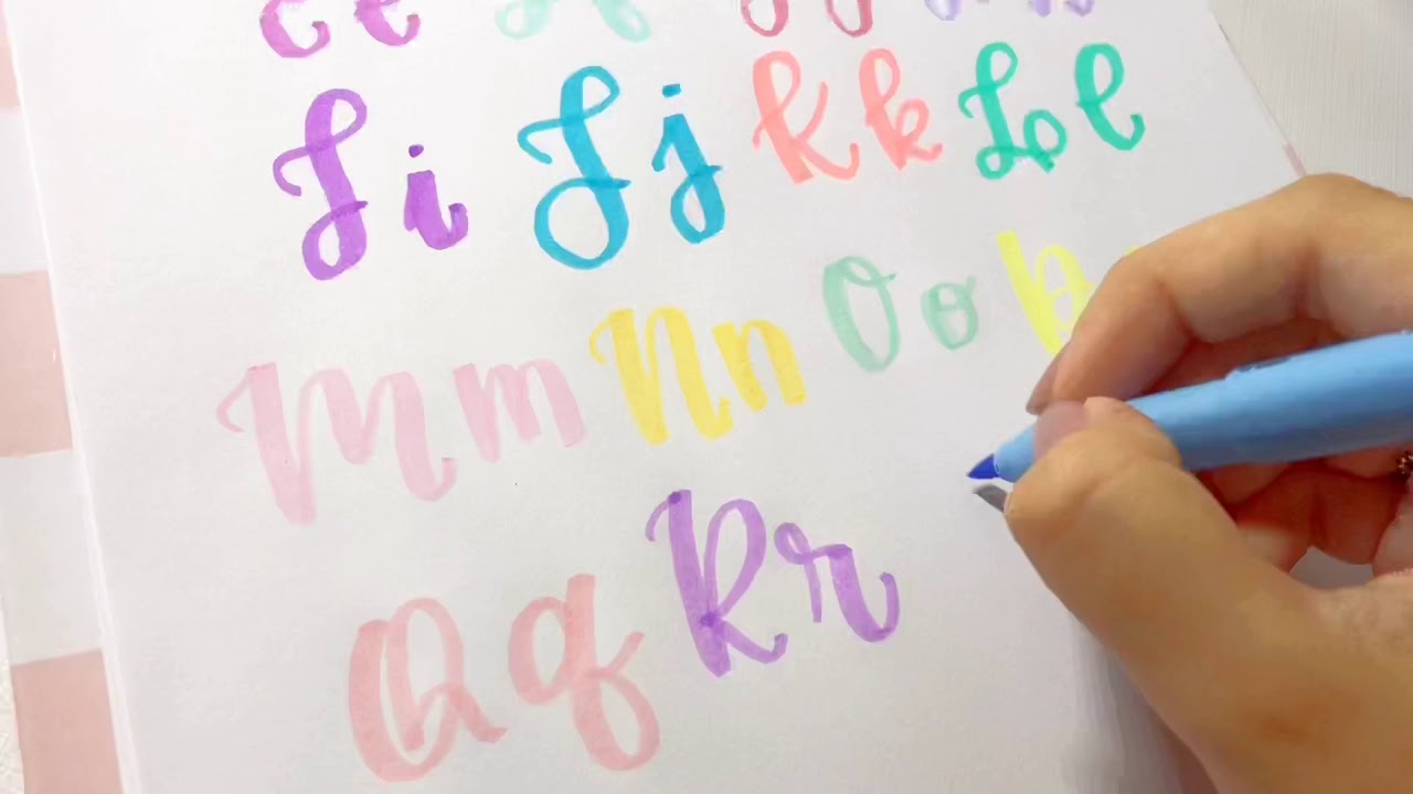 Alfabeto de lettering (parte 2)