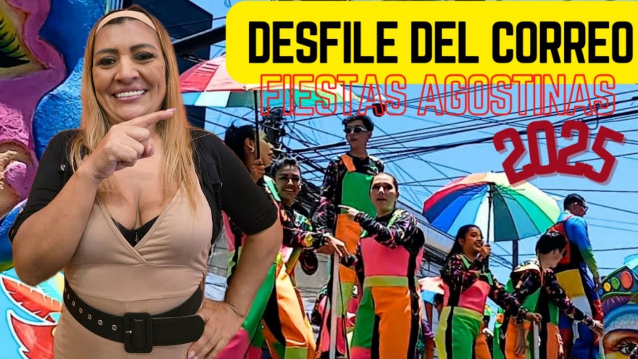 Desfile del correo   fiestas  agostina  2025