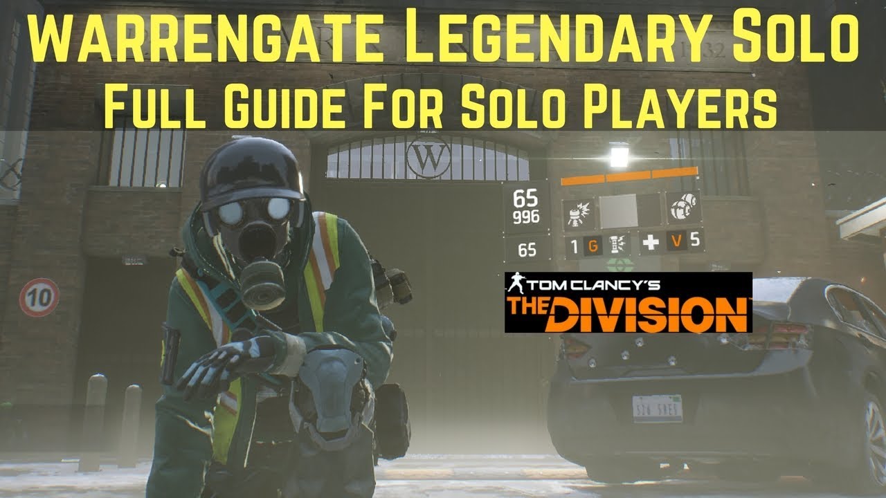 The Division WarrenGate Legendary Solo (Full Guide For Solo Players)!