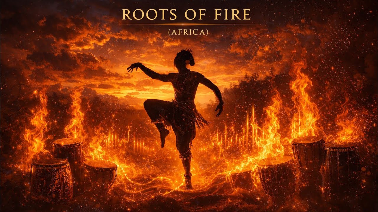 Roots of Fire (Africa) | Tribal Afro Fusion | Powerful Rhythmic High Energy Music | World Beats