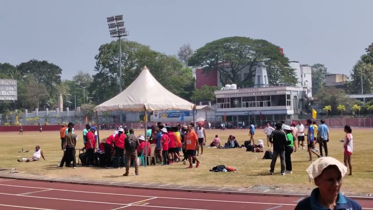National  masters Athletic meet at Thiruvananthapuram. Men 75+ 800 mts Race. 