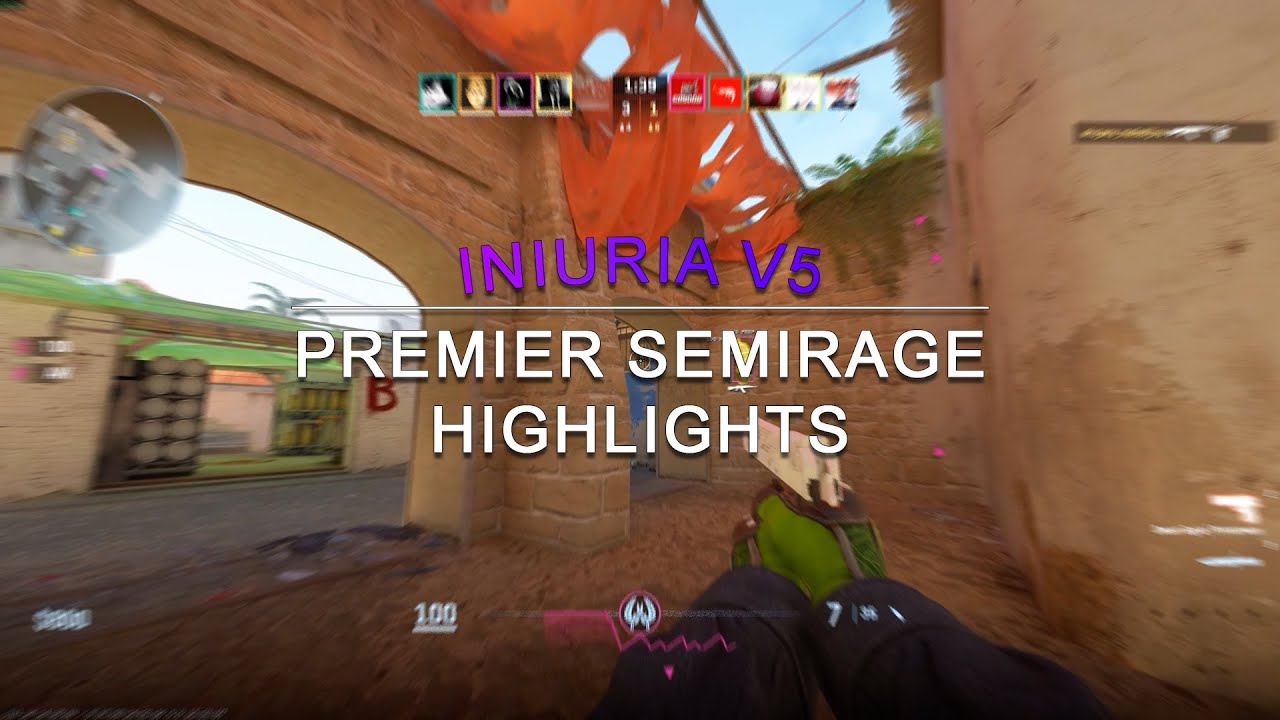 CS2 PREMIER SEMIRAGE ft. iniuria.us HIGHLIGHTS