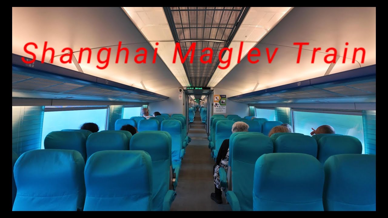 Maglev Train, Pudong Airport, Shanghai China.