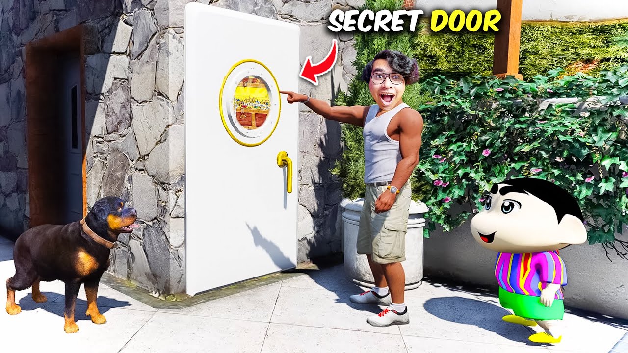 GTA V : Franklin Opened NEW SECRET DOOR Inside His House ! 😱