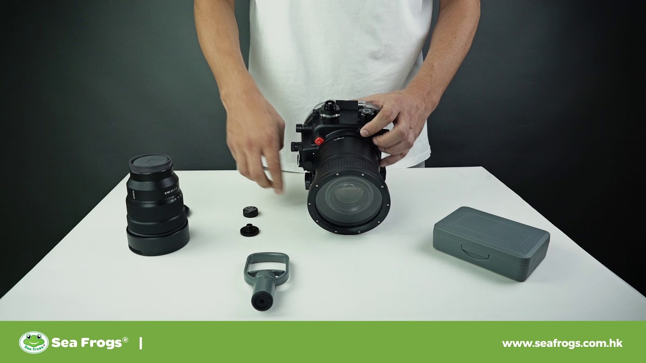 How to setup Pre-Dive Vacuum Pump System VPS-100 for Seafrogs Sony A7R III underwater housing