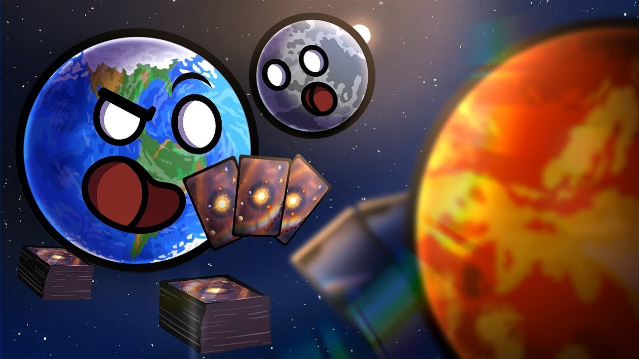 Planeten spielen ein Kartenspiel!?