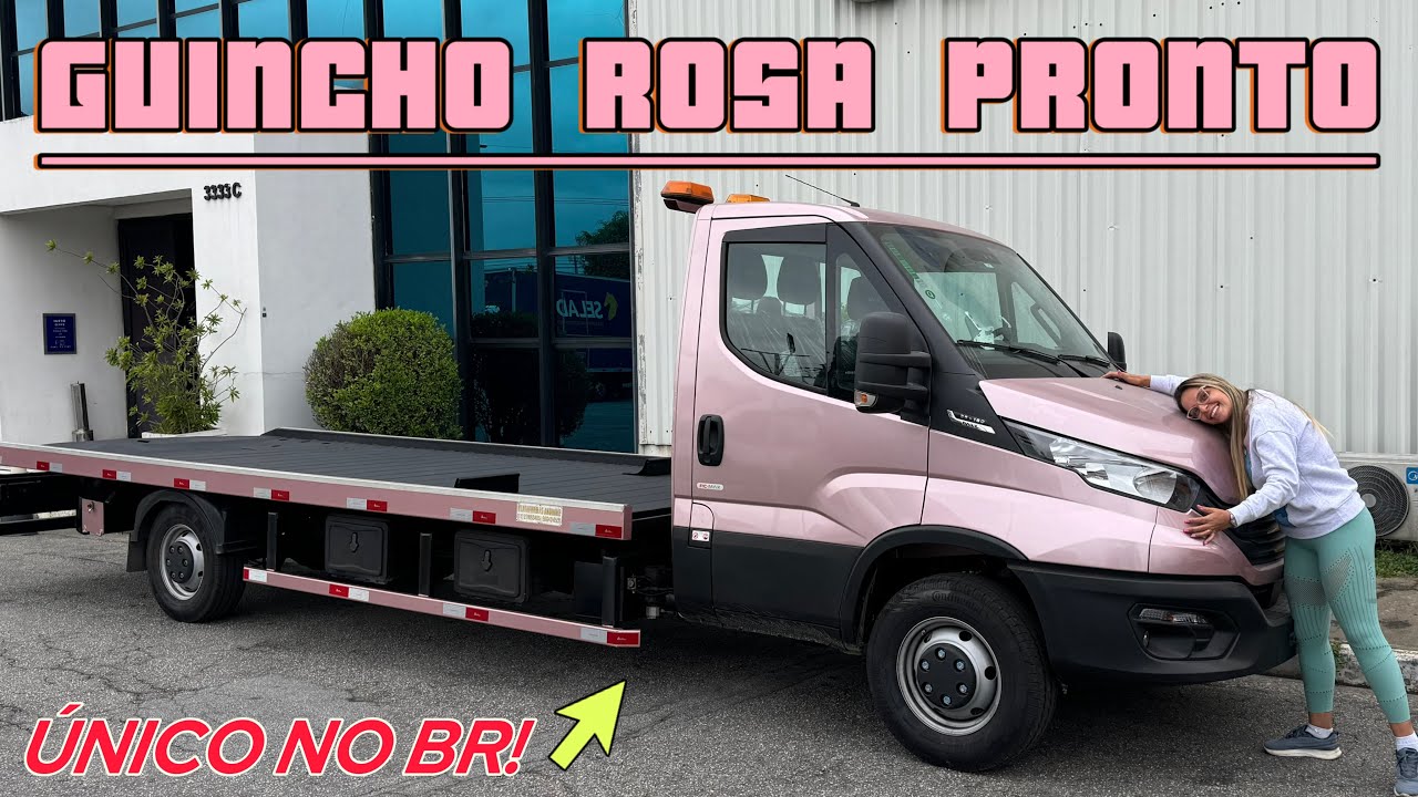 O GUINCHO ROSA DA BROACA FICOU PRONTO