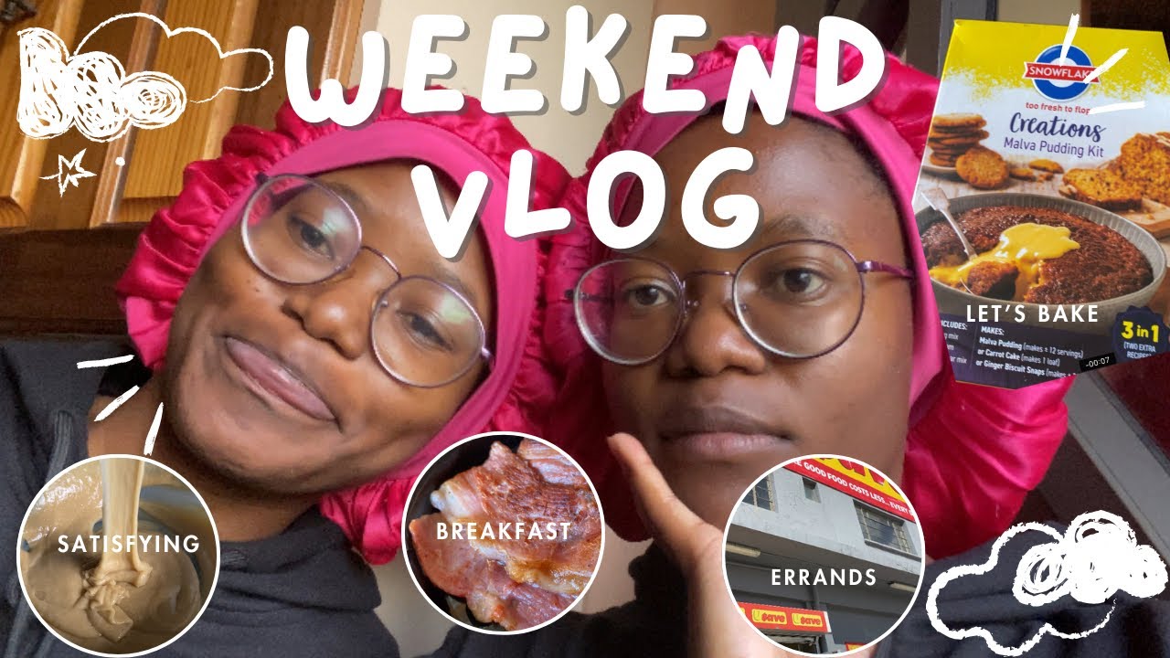 The Shasha Twins:breakfast,errands,dinner + baking Malva pudding w/Snowflake