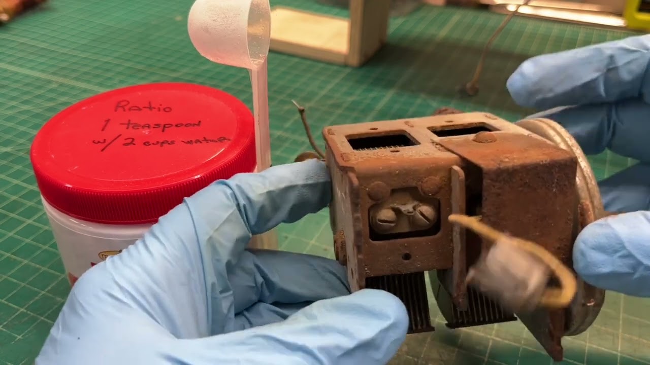 Simplex Model PB - Tuning Condenser (Capacitor) De-rusted | Antenna Coil Installed/Validated