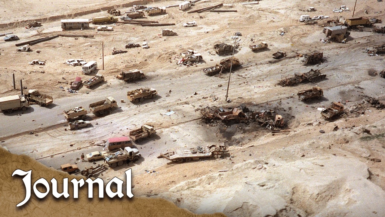 Highway of Death: Rare Footage Reveals the True Horror | Gulf War 1991