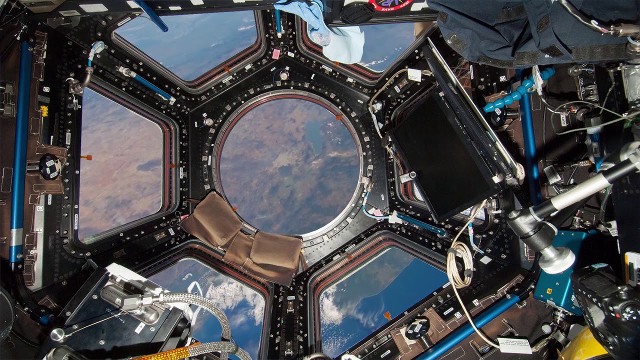 International Space Station Cupola -  Zoom virtual background 1280x720px