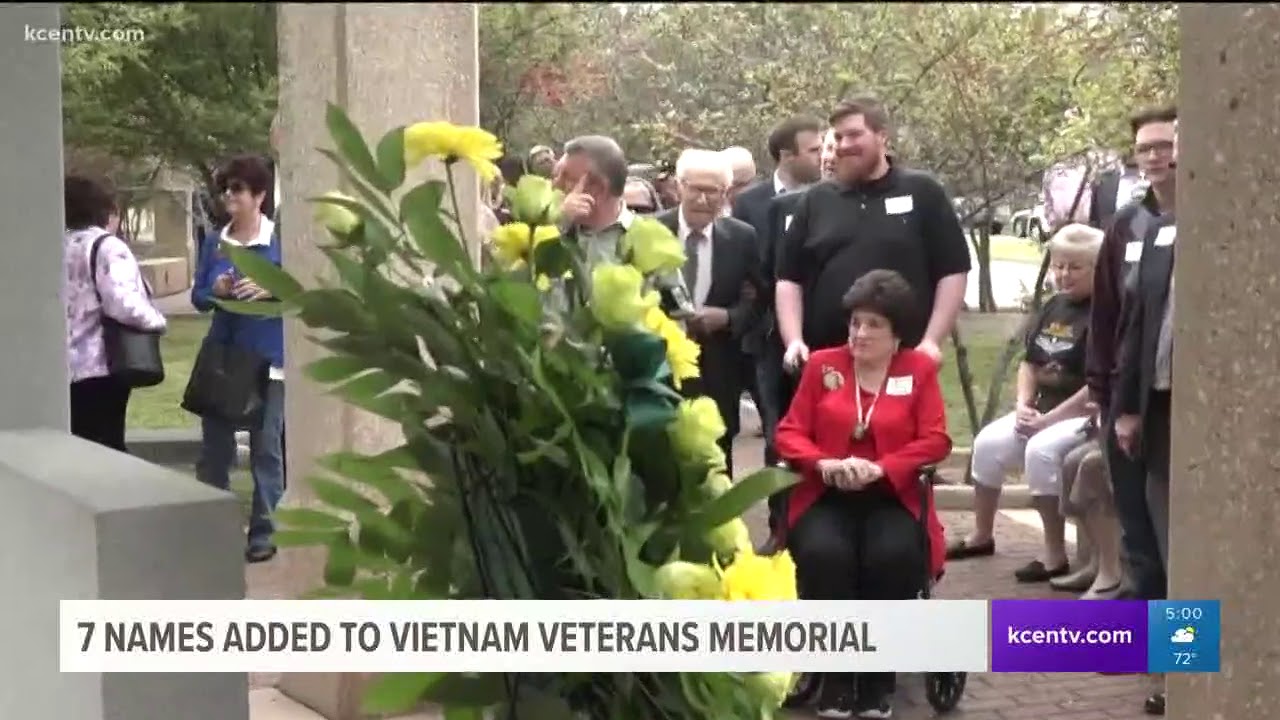 Names added to Vietnam veterans memorial
