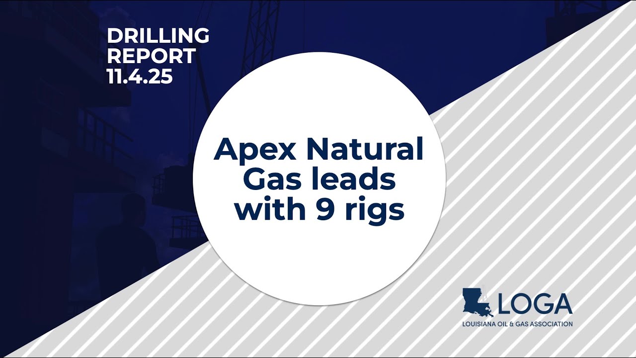 Drilling Report 11.4.25: Apex Natural Gas leads with 9 rigs