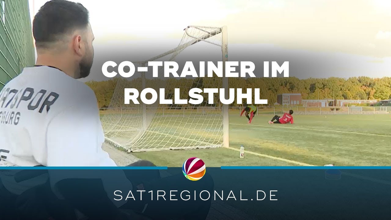 Co-Trainer im Rollstuhl: Wolfsburger coacht Kreisligisten