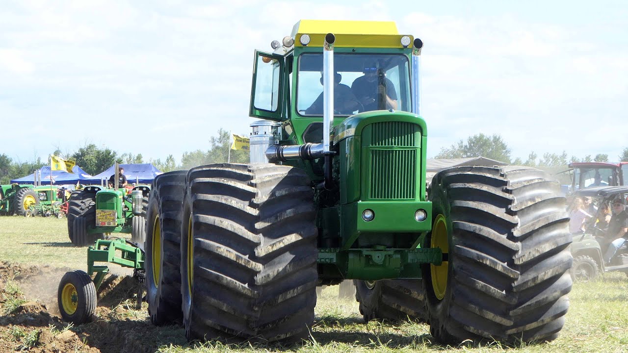 Tractors Plowing at Half Century of Progress Show 2025 | Lots of Great Tractors in the field