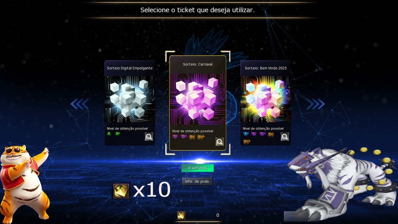 Atirei 10x no gacha do carnaval e o baihumon soltou a carta