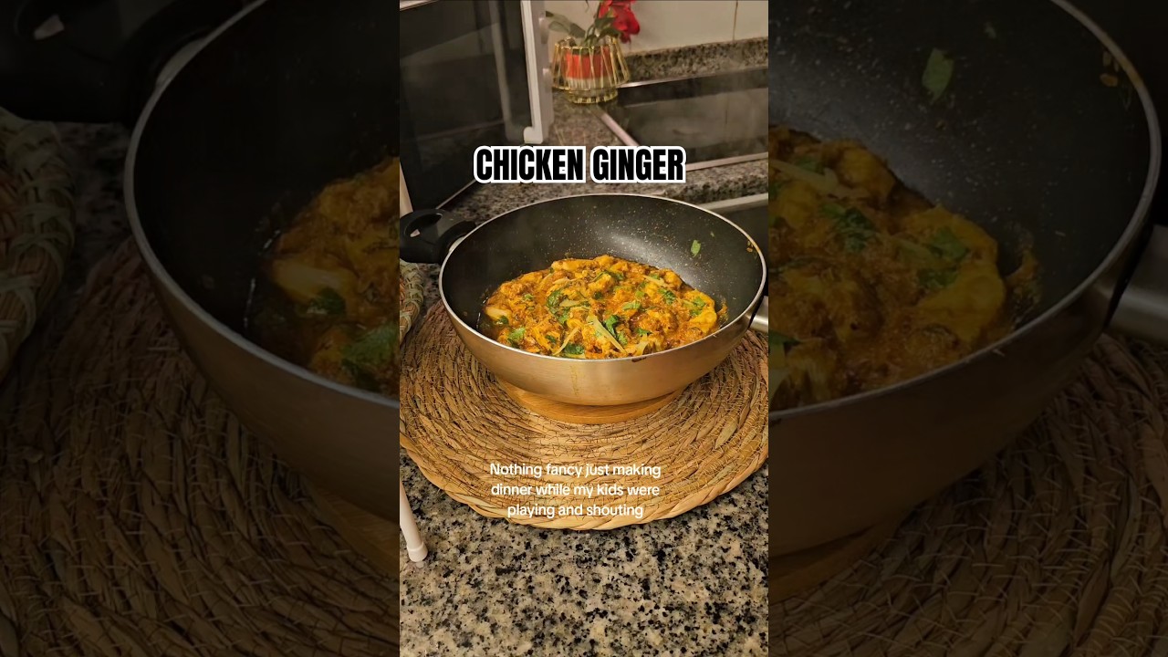 Chicken Ginger in dinner tonight #hamnasfoodplanet #chickenginger #easyrecipes #quickandeasy