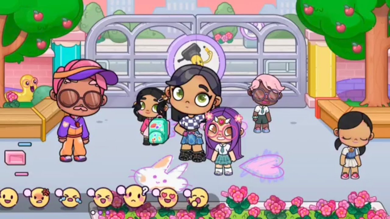 Récupérer mes enfants à l'école avatar world #avatarstory #avatarworldgame #avatarworld 