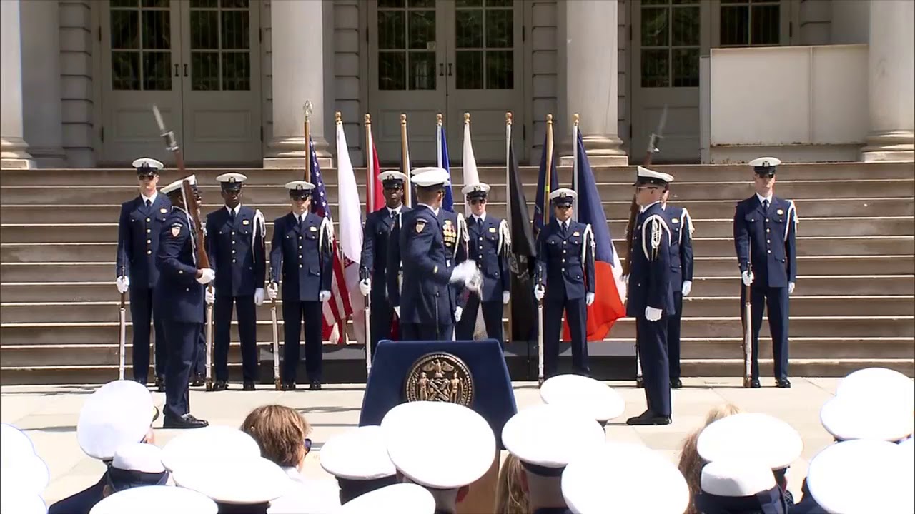 U.S. Coast Guard Silent Drill Team in NYC | Coast Guard City Ceremony