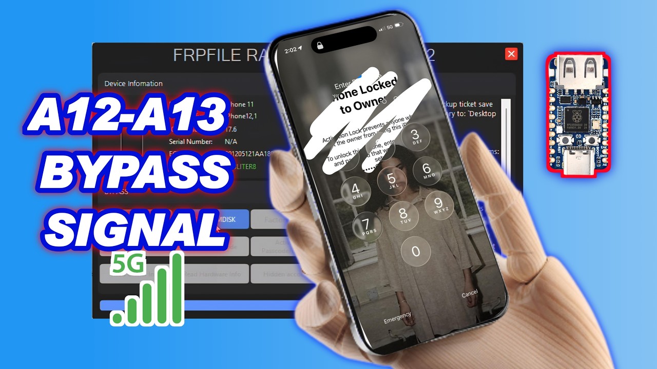 Обход FRP ramdisk для A12-A13, эксплойт usbliter8 &mdash; разблокировка iCloud с сетью, сброс пароля iP...