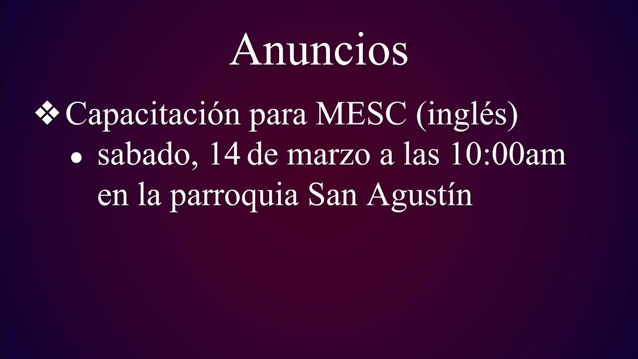 Sunday Mass (Spanish) - 2/22/2026