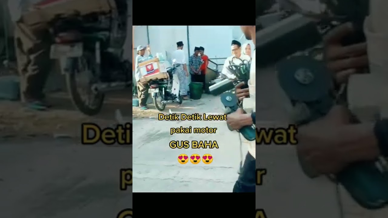 Gus Baha ~ Lewat Pakai Motor #gusbaha #gusbahaterbaru #kajiangusbaha