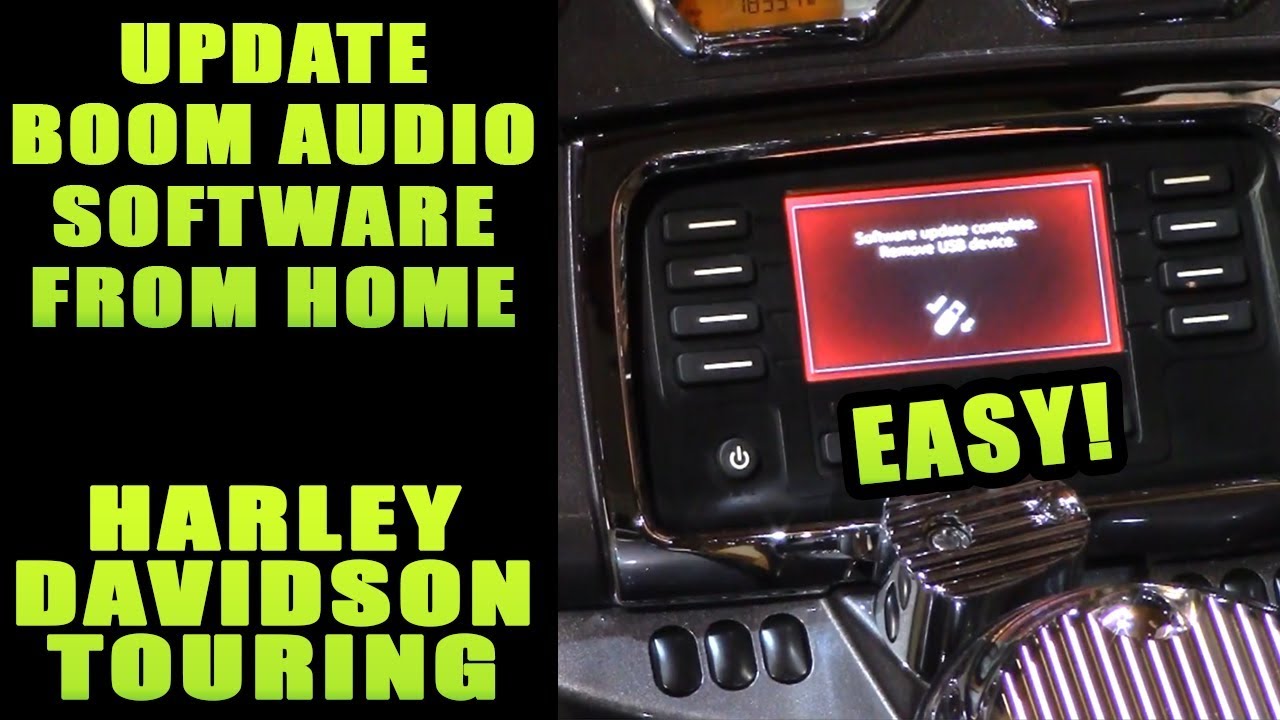 Как обновить информационно-развлекательную систему Harley Davidson Boom Box из дома