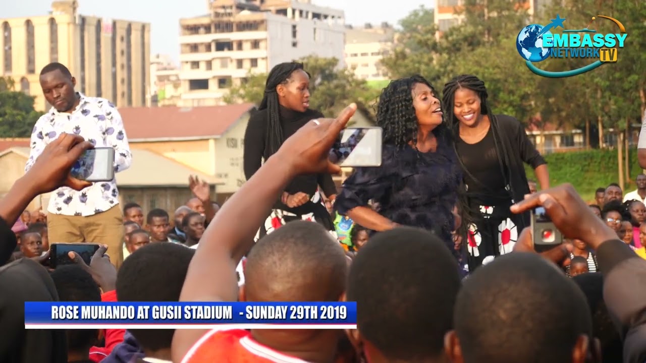 ROSE MUHANDO : KAMATA PINDO LA YESU AT GUSII STADIUM - GOSPEL EMBASSY CHAPEL  -  MUSIC EXTRAVAGANZA