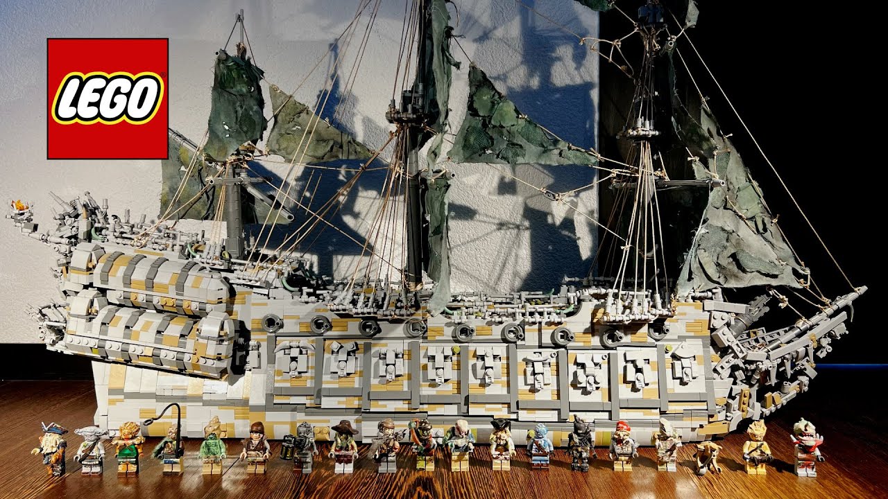 Кастомный LEGO «Летучий голландец» из «Пиратов Карибского моря»