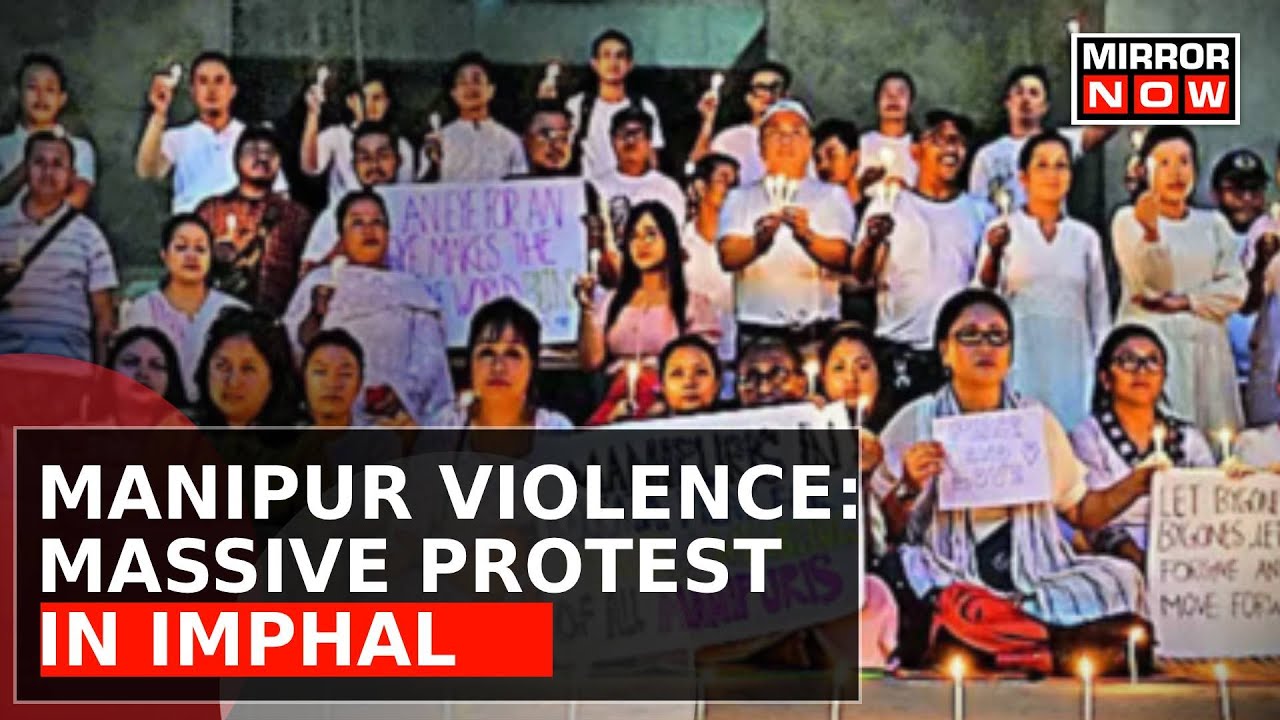 Manipur Horror Video Tremors | Women's Massive Protest In Imphal | Mirror Now