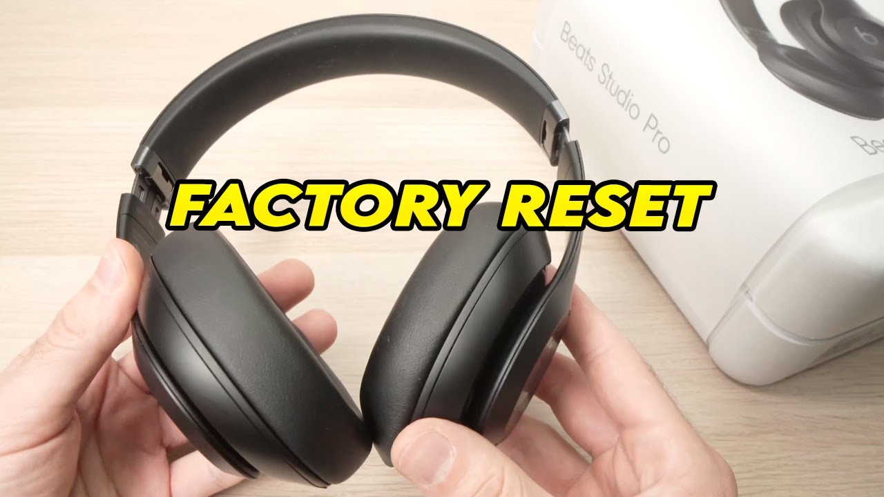 Beats Studio Pro: как сбросить настройки до заводских
