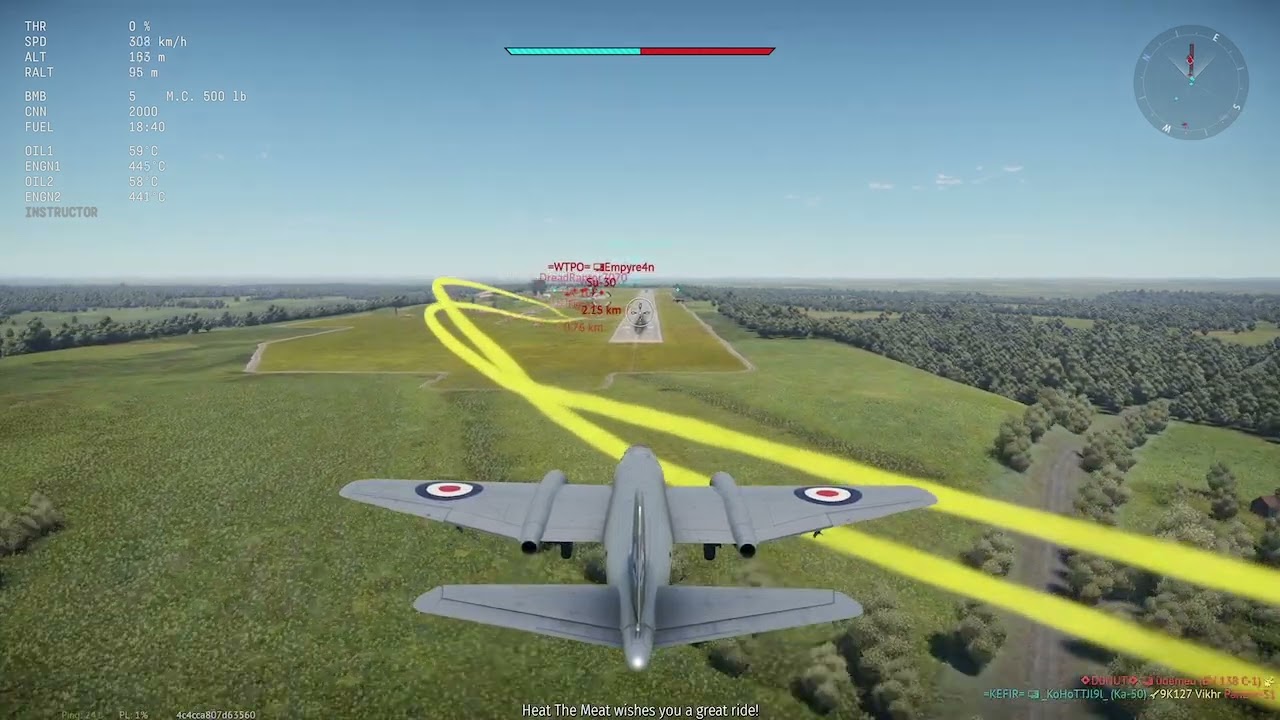 the smoothest landing you will ever see in war thunder.