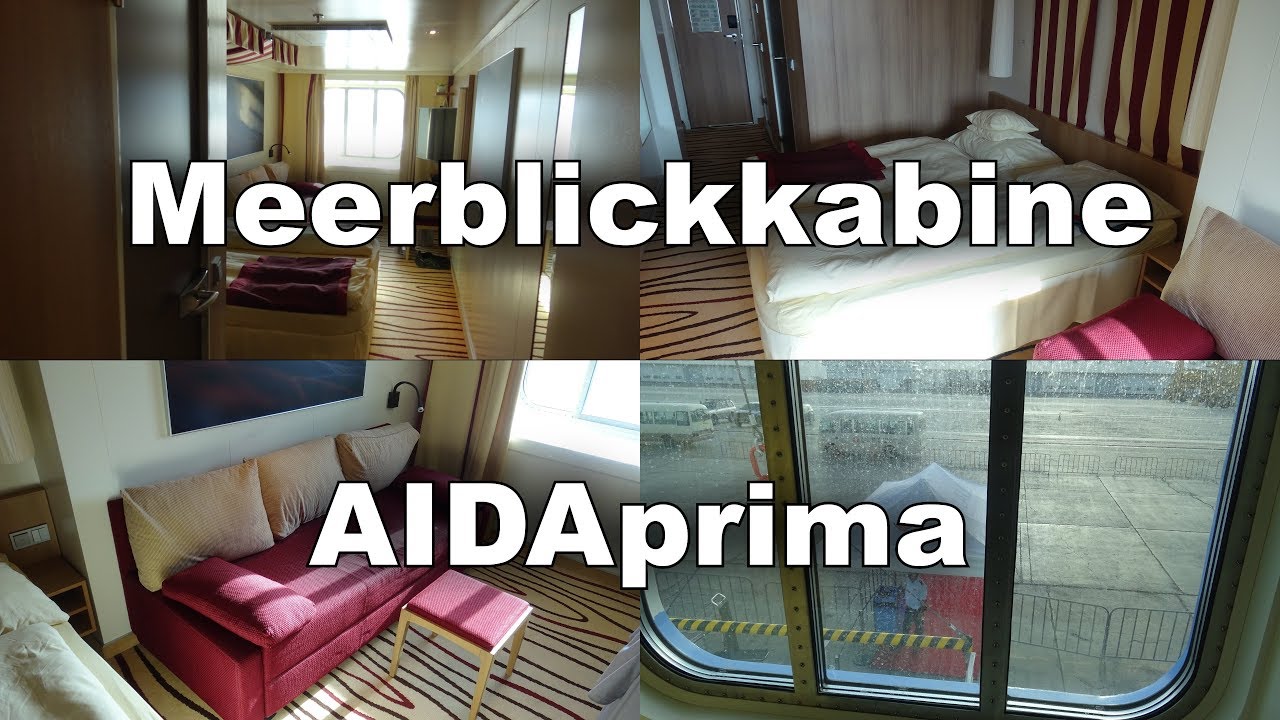 AIDAprima, Meerblickkabine 4236 mit begehbarem Kleiderschrank