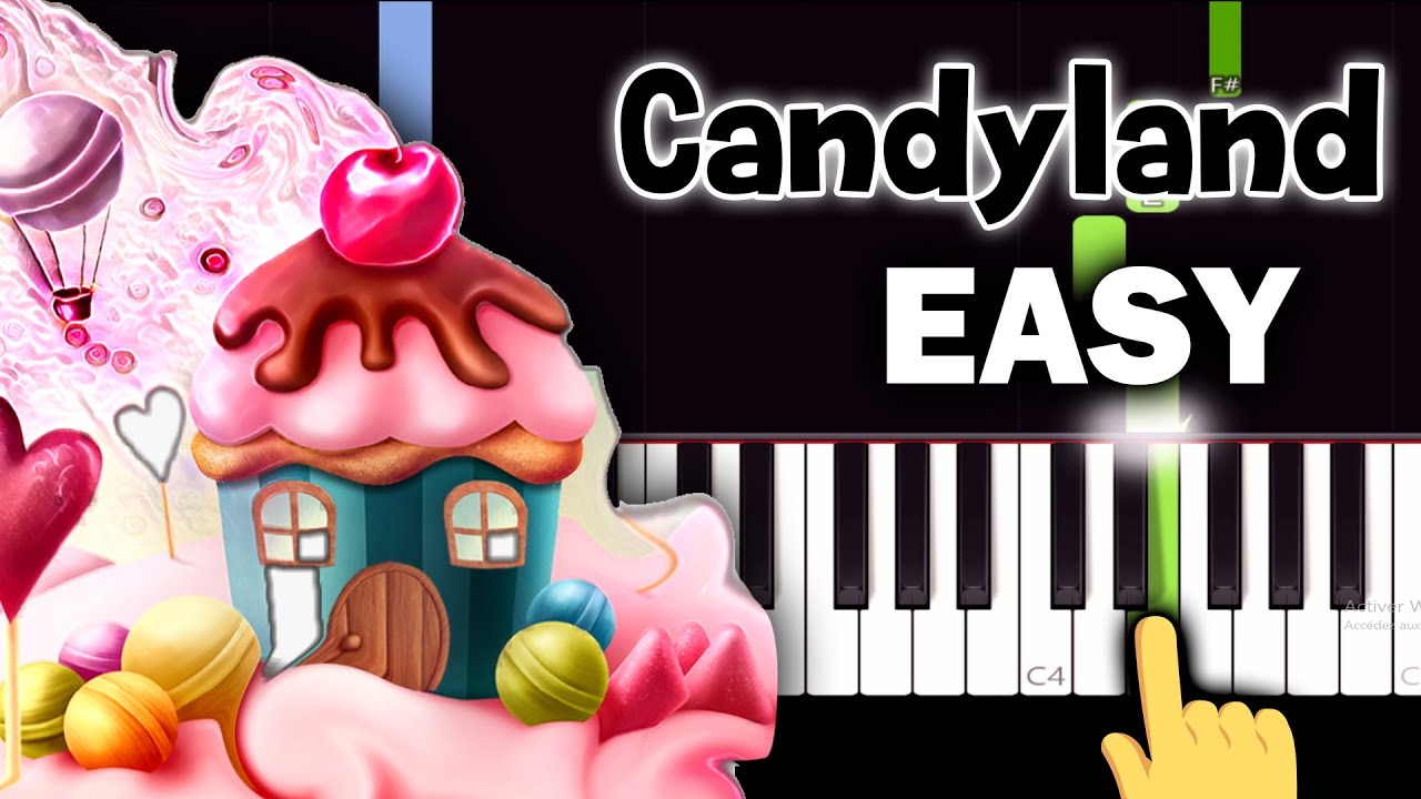 Tobu - Candyland - EASY Piano tutorial