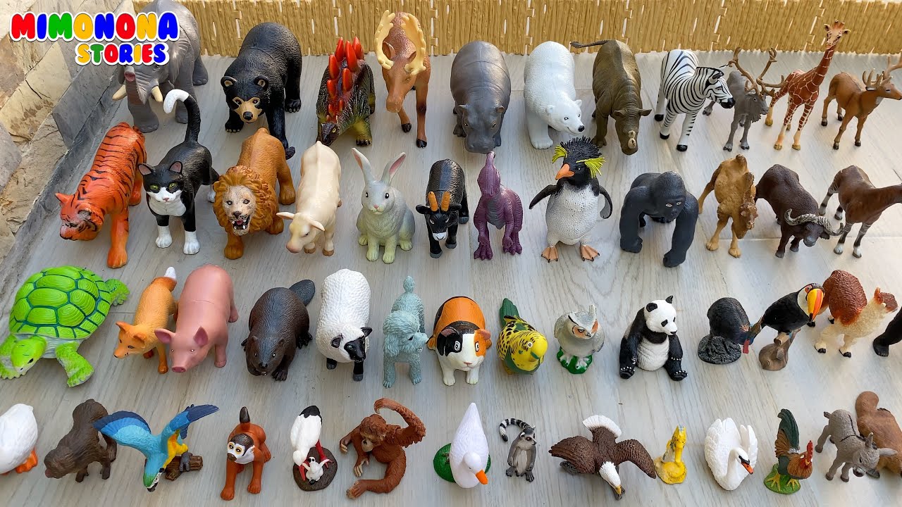 Coleccion de Animales Nombres Figuras Mini Animales ✨ Mimonona Stories