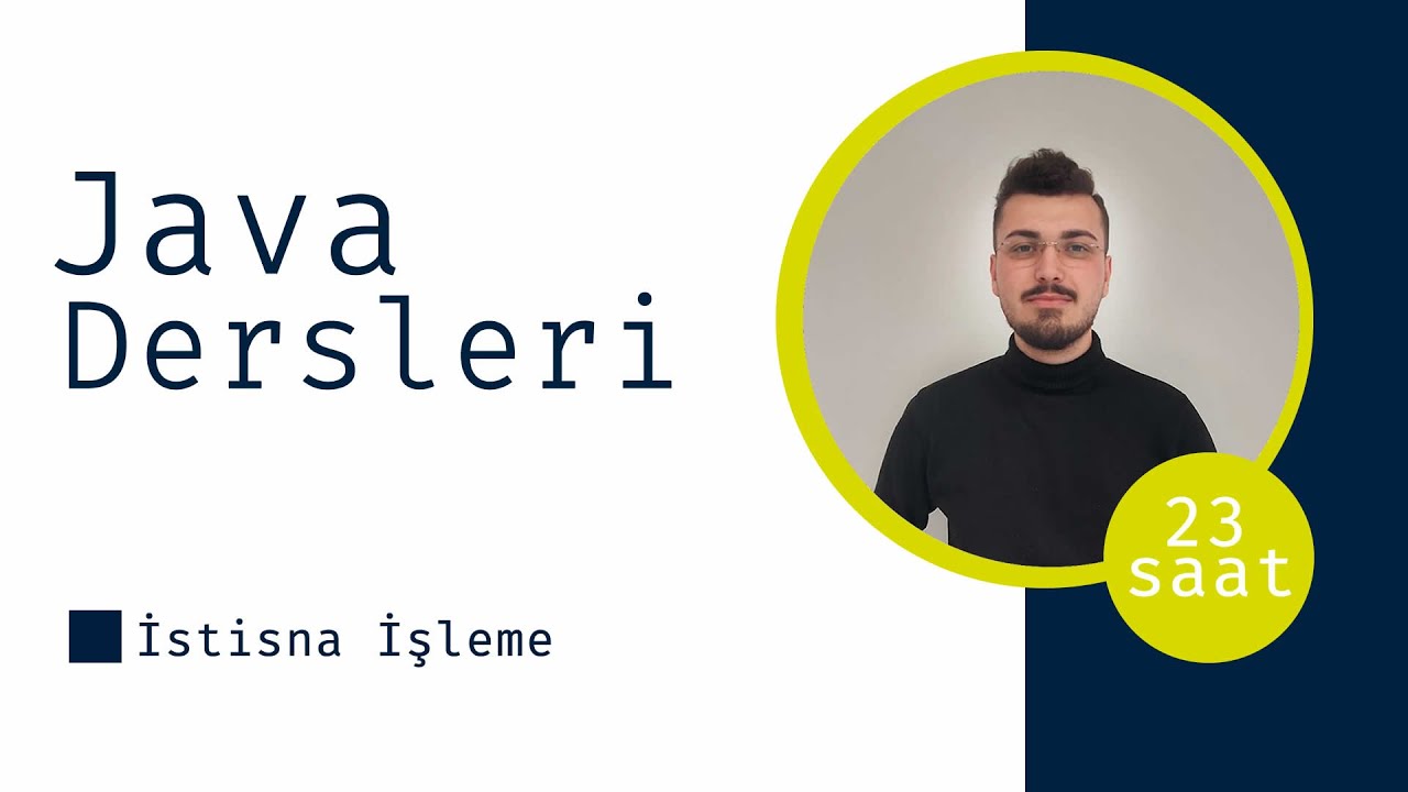 94) İstisna İşleme Örneği - Efsane Java Dersleri (Exception Handing)