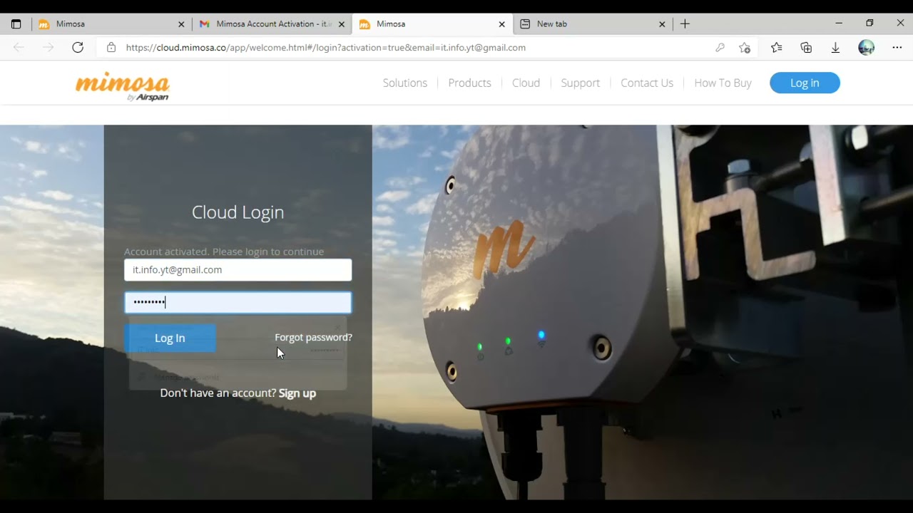 How to Crate Mimosa Account | Mimosa Account | Mimosa Wireless Devices | Mimosa P2P Link || iT info
