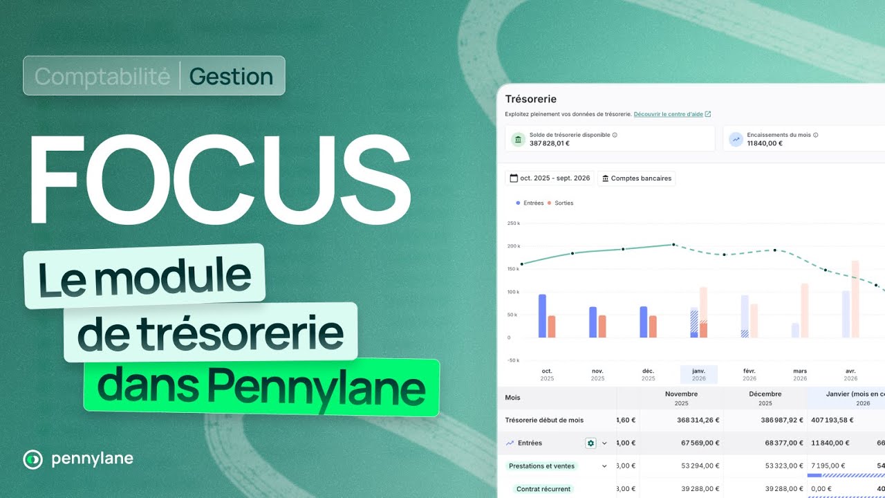 Le module de trésorerie de Pennylane