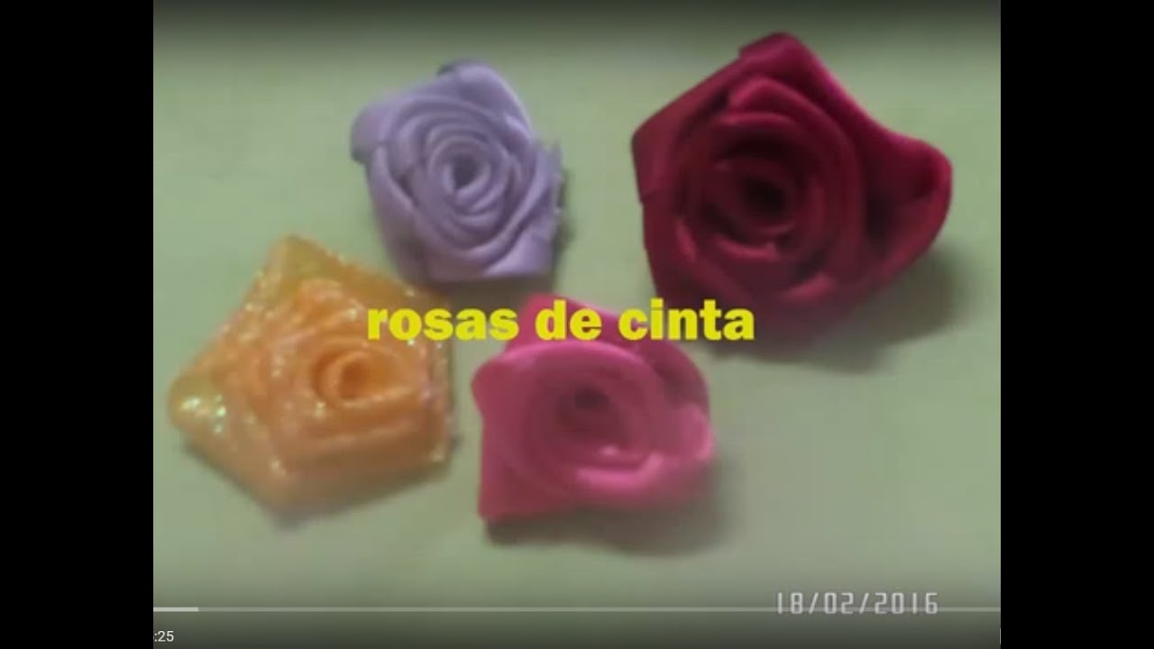 rosas de cinta