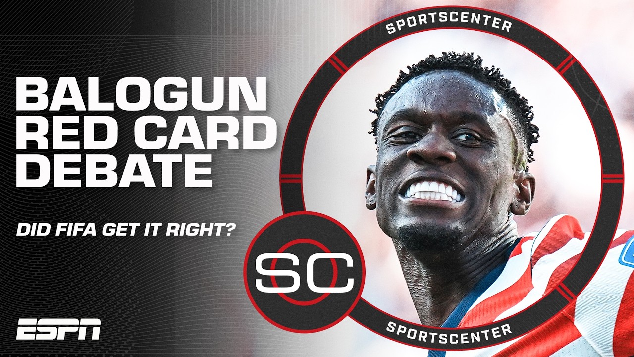 The latest on FIFA suspending Folarin Balogun&rsquo;s red card and Belgium&rsquo;s appeal | SportsCenter