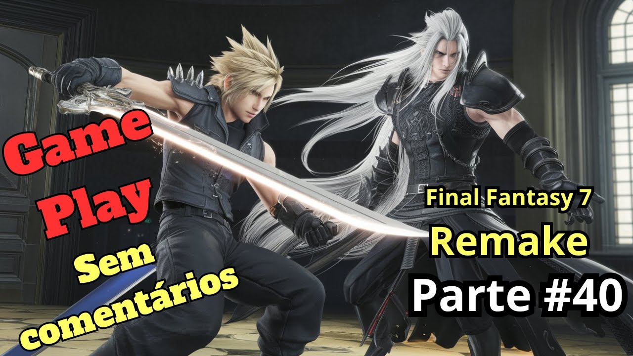 Final Fantasy 7 Remake ⚔️ – Vem Para as Lives no YouTube!