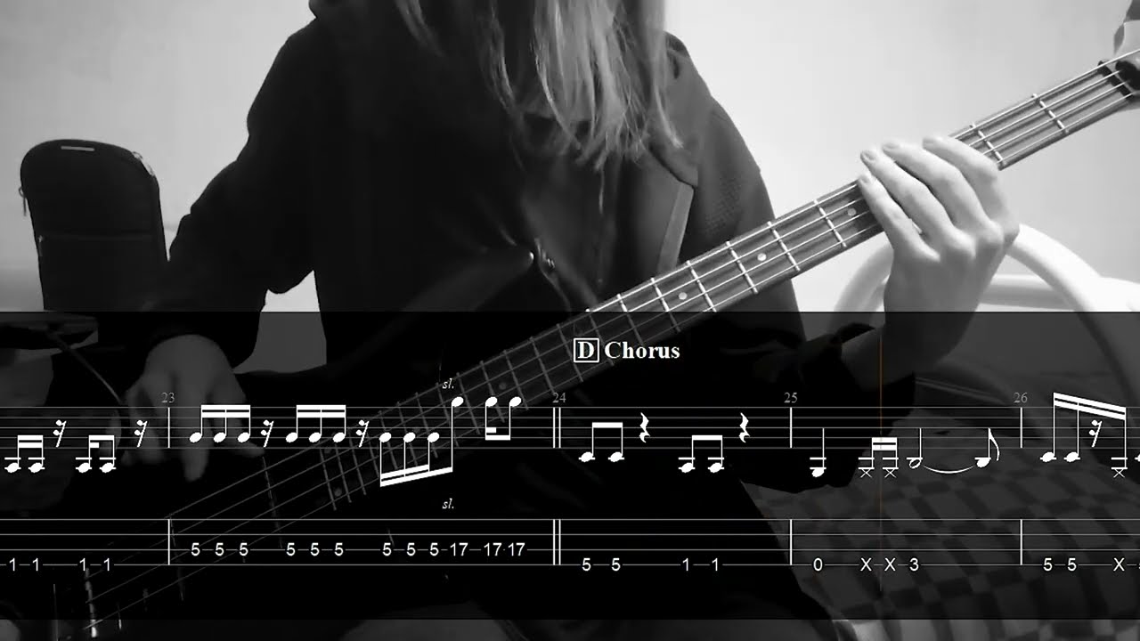 Skillet - Comatose (Bass Cover + Tabs)