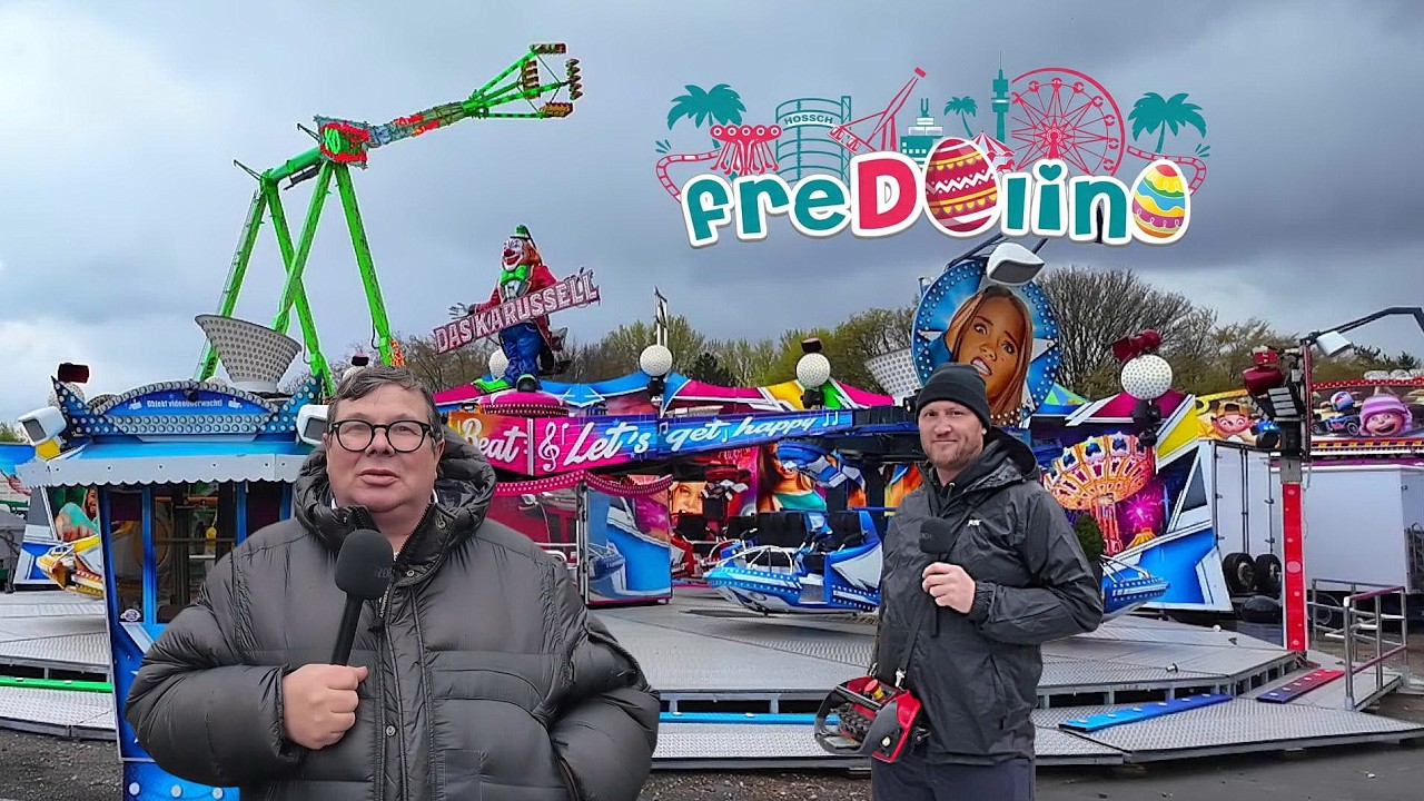 Reportage freDOlino Osterkirmes Dortmund 2026 | Alle Neuheiten | Rundgang mit Patrick Arens und mehr