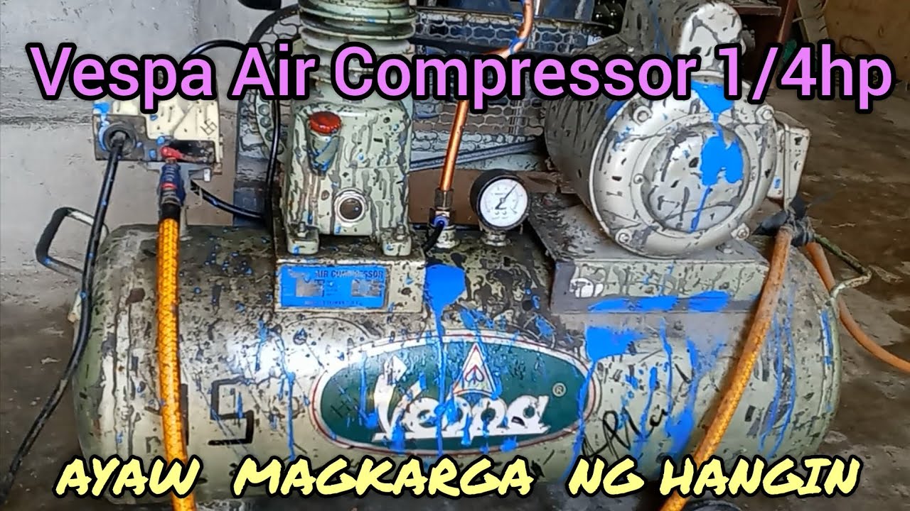 Paano ayusin ang vespa air compressor na ayaw magkarga ng hangin
